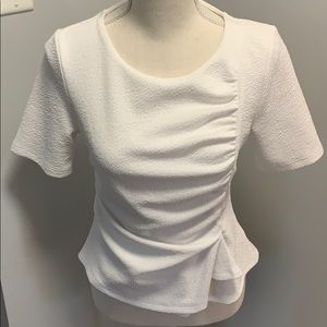 Women’s Deletta Small Petite White Top
